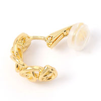 タングルドフープイヤリング ゴールド LAKOLE/ラコレ