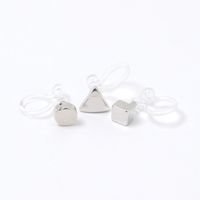 マルサンカクシカクノンホールピアス6点セット シルバー LAKOLE/ラコレ