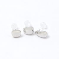 ピアス エリプスフープ樹脂ポスト6点セット シルバー LAKOLE/ラコレ