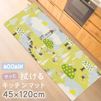PVCキッチンマット 45×120cm ムーミン ピクニック 1個 ヨコズナクリエーション