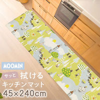 PVCキッチンマット 45×240cm ムーミン ピクニック 1個 ヨコズナクリエーション