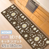 PVCキッチンマット 45×180cm ムーミン フォーク 1個 ヨコズナクリエーション