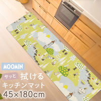 PVCキッチンマット 45×180cm ムーミン ピクニック 1個 ヨコズナクリエーション