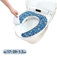 さらふわ便座クッション ムーミン アルファベット 1個 ヨコズナクリエーション