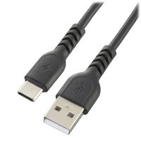 オーム電機 AudioComm USBーA to USBーC 0.5m ブラック SMT-L05DAC-K 1個