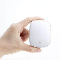 ナカバヤシ 無線静音 充電スライド式コンパクト 5ボタン BlueLEDマウス ホワイト MUS-RKF235W 1個