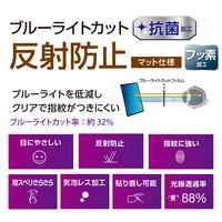 ナカバヤシ iPad Air11インチ用 液晶保護フィルム 反射防止・ブルーライトカット TBF-IPA241FLGBC 1個