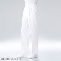 【再検品商品】ナガイレーベン 男子スラックス （メンズパンツ） 医療白衣 ホワイト L KES-5163（わけあり品）