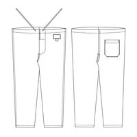 【再検品商品】ナガイレーベン 男子ズボン RブルーLL MF-8303 1枚　スクラブ　メンズ　医療用（わけあり品）