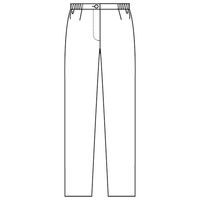 【再検品商品】フォーク 女子パンツ ネイビー EL 2917-7 1枚　白衣（わけあり品）