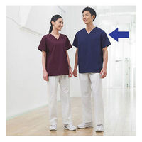【再検品商品】KAZEN スクラブ(男女兼用) 133-98 L 1枚　スクラブ（わけあり品）