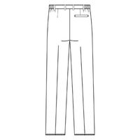 【再検品商品】フォーク　男子パンツ　5010CR-7　ネイビー　L　白衣（わけあり品）