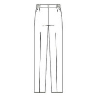 【再検品商品】フォーク　女子パンツ　2917　ネイビー　M　白衣（わけあり品）