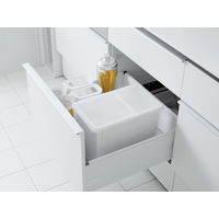 S 密閉米びつ 12kg ホワイト A7514WH 1個 アスベル