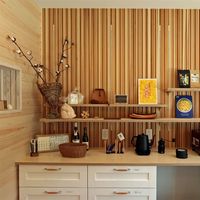 丸紀 すぎ無垢幅ハギ/壁材(リブ加工羽目板)/無塗装/3850*100*20mm(4枚入り/1.54m2) vws10020-38 1束（直送品）