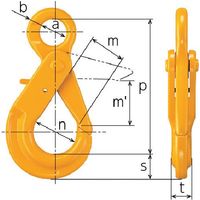 キトー KITO チェンスリング カナグ部材(アイタイプ) シングルフックHJJ 基本使用荷重1.1t HJJ06 1個 367-5584（直送品）