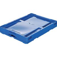 トラスコ中山 TRUSCO オリコン 折りたたみコンテナ50L ダークブルー CR-S50N2-DB 1個 654-8119（直送品）