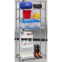 トラスコ中山 TRUSCO スチール製メッシュラック下段開放型 W1205XD305XH1533 棚板2枚 TMESB5432 1台（直送品）