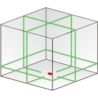 エス・ティ・エス STS グリーンレーザー墨出器 GRNー440G 1台 664-4667（直送品）