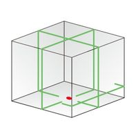 エス・ティ・エス STS グリーンレーザー墨出器 GRNー410G 1台 664-4688（直送品）