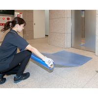 トラスコ中山 TRUSCO 手で切れる粘着付養生シート 幅1000mmX長さ30m TCS1030 1本 666-4564（直送品）