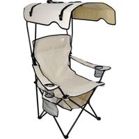 日動工業 NICHIDO シェード付チェア 焼けなイス【サンド】 NCHA-01-SN 1台 668-5103（直送品）