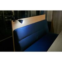 トラスコ中山 TRUSCO 充電式LEDクリップライト 3段階調整ヘッド360度回転標準型 昼光色 LEDCLIP-FX-W 1台（直送品）