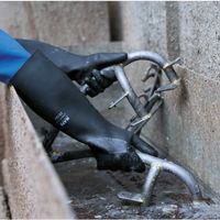 MAPA 耐薬品ネオプレンゴム手袋(ロング) ULTRANEO414 XLサイズ 34414140 1双 682-7269（直送品）