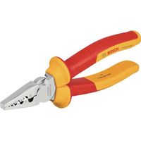 ボッシュ 絶縁圧着ペンチ 全長180mm 1600A02NE6 1丁 689-9660（直送品）