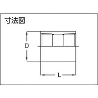 トラスコ中山 TRUSCO ねじ込み管継手 SUS ニップル 6A TNN-A-6A 1個 700-6532（直送品）