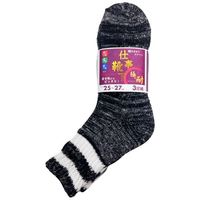 松本儀商店 MGC 仕事スラブミッド靴下 3足セット 25ー27cm 93035 1セット(4組)（直送品）