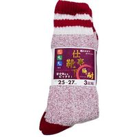 松本儀商店 MGC 仕事裏パイル靴下 3足セット 25ー27cm 93037 1セット(4組)（直送品）