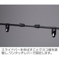 ストア・エキスプレス 卓上門型ポップスタンド伸縮タイプシルバー 6265-154 1台（直送品）