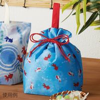 ストア・エキスプレス 金魚 手提げ巾着バッグ 20枚 7406-934 1セット（20枚）（直送品）