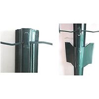 シンセイ アニマルフェンス用支柱1×20m用11本 4571191199928-55 1セット(11本×5入)（直送品）