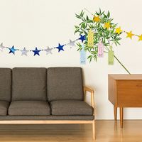 アルファ おうちで楽しめる七夕 120cm七夕笹セット SET3419 1セット（直送品）