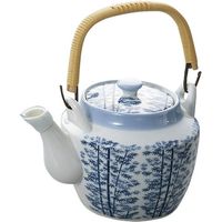 ピーアンドエス ８号土瓶 竹林 茶こし網付 10311　1個（直送品）