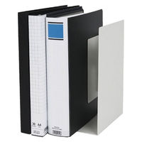 カール事務器 ブックエンド ALB-77-W ホワイト 1個（直送品）