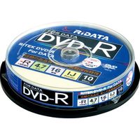RiTEK データ用DVD-R 10枚 D-R16X47G.PW10SP B 1パック（直送品）