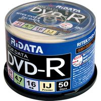 RiTEK データ用DVD-R 50枚 D-R16X47G.PW50SP B　1パック（直送品）