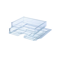 Like-it（ライクイット） ファイルトレー A4 クリア 書類ケース MX-20R 1個