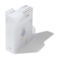 Like-it（ライクイット） A4ファイルボックス オールグレー MX-19 1セット（2個組）