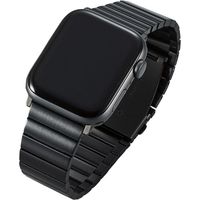 アップルウォッチバンド SE 6 5 4 (44mm) SE 3 2 1 (42mm) ステンレス AW-44BDSS1BK エレコム 1個（直送品）