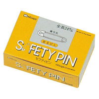 ミツヤ 安全ピン No.0 24mm 紙箱入 100本入 AP-0 1セット(3箱)