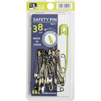 ミツヤ 安全ピン No.3 38mm 15本入 AP-3P 1セット(10個)