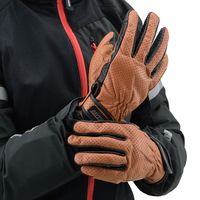 デイトナ HBG-129 パンチングメッシュスタンダードカウレザーグローブ ブラウン S 18903 1双（直送品）