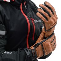 デイトナ HBG-130 パンチングメッシュプロテクターカウレザーグローブ ブラウン L 18917 1双（直送品）