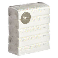 丸紅フォレストリンクス フルールソフトパックティッシュ150組×5個　1パック（直送品）