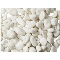 クラフトマン 白色研磨玉砂利 20kg　1袋（直送品）