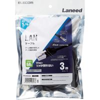 LANケーブル 3m cat6a 爪折れ防止 ギガビット より線 PS5 黒 GM-LDGPAT/BK30 エレコム 1個